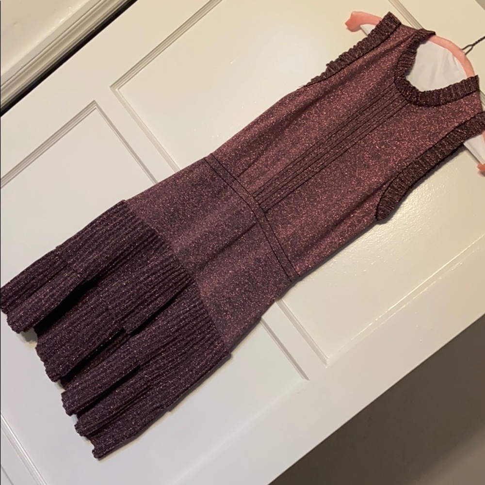 Parker Metallic Colorblock Pattern Mini Dress - image 4